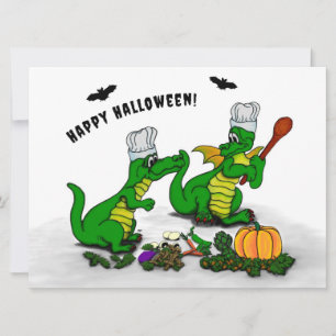 Dragons - Happy Halloween ! Today I will cook Card