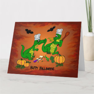 Dragons - Happy Halloween ! Today I will cook Card