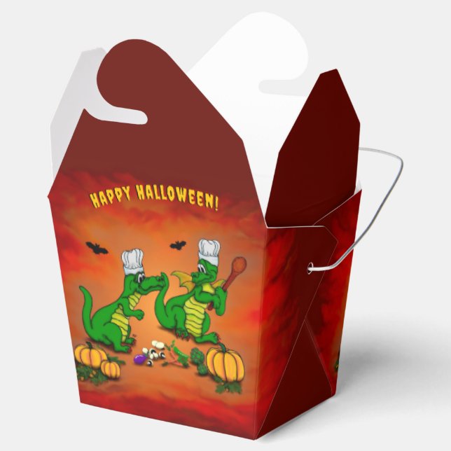 Dragons - Happy Halloween ! Today I will cook Favor Boxes (Opened)