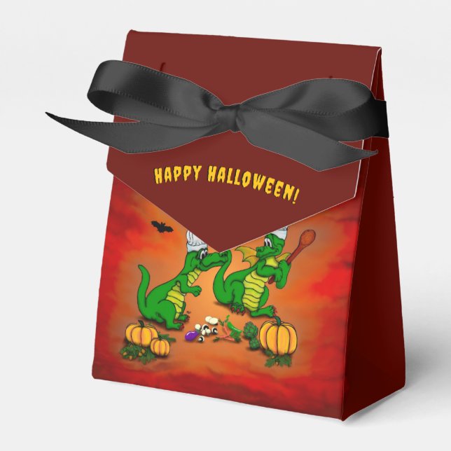 Dragons - Happy Halloween ! Today I will cook Favor Boxes (Front Side)