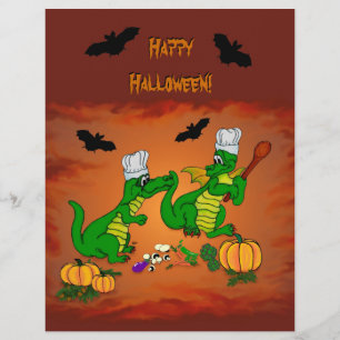 Dragons - Happy Halloween ! Today I will cook Flyer