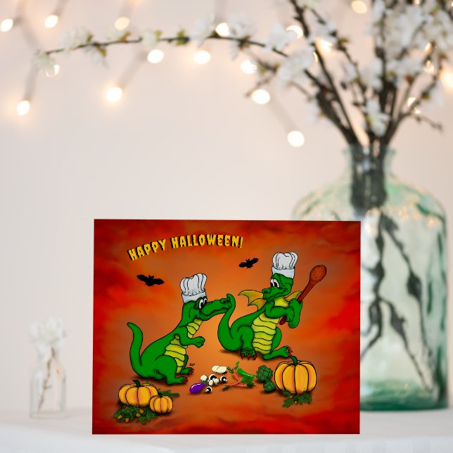 Dragons - Happy Halloween ! Today I will cook Foam Board (In Situ (Wedding))