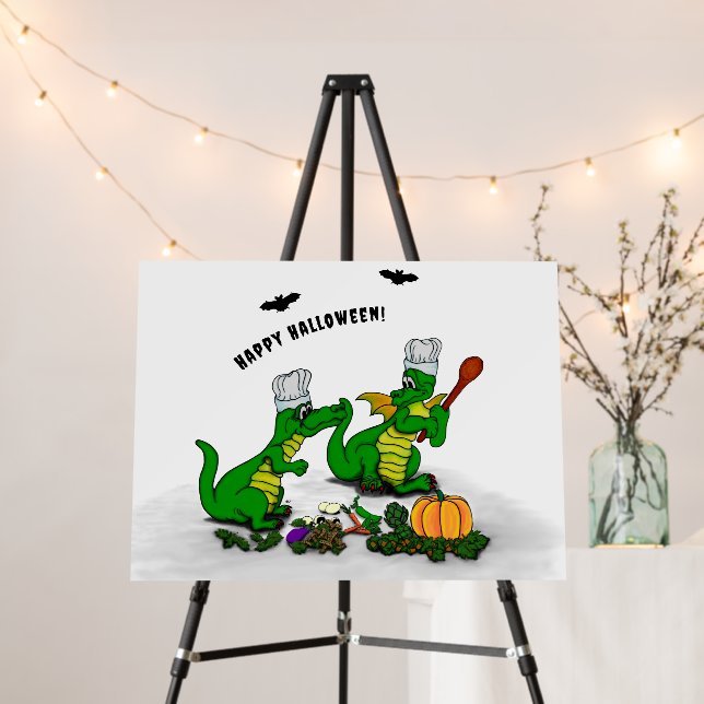 Dragons - Happy Halloween ! Today I will cook Foam Board (In Situ (Stand))