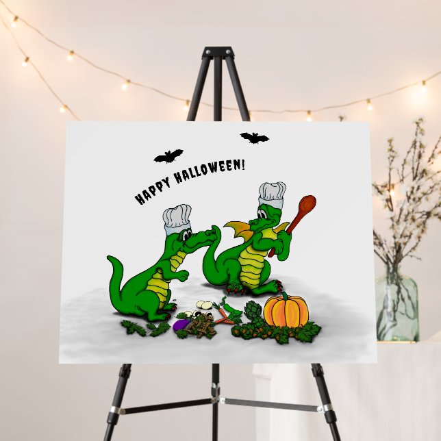 Dragons - Happy Halloween ! Today I will cook Foam Board (In Situ (Stand))