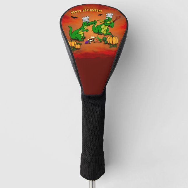 Dragons - Happy Halloween ! Today I will cook Golf Head Cover (Front)