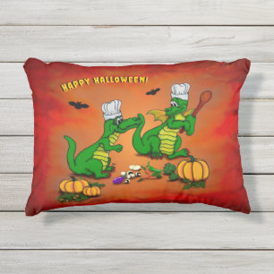 Dragons - Happy Halloween ! Today I will cook Outdoor Pillow