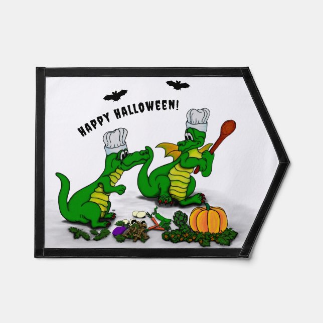 Dragons - Happy Halloween ! Today I will cook Pennant (Front)