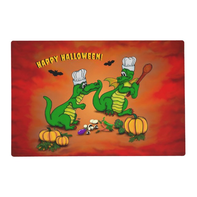 Dragons - Happy Halloween ! Today I will cook Placemat (Front)