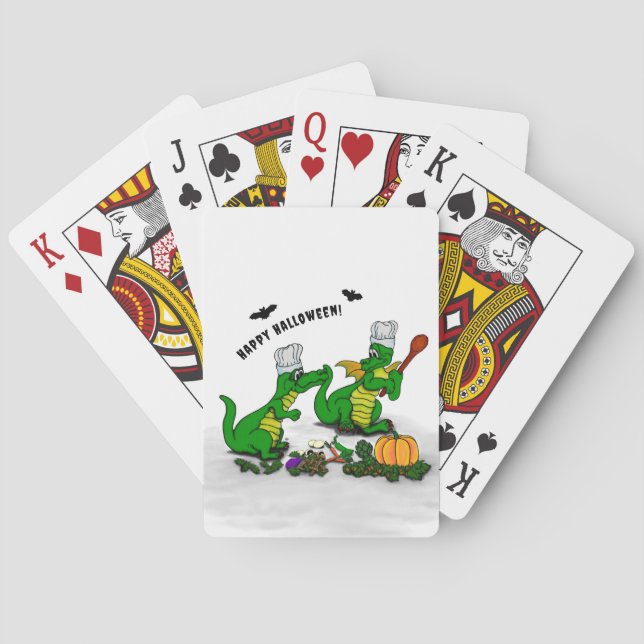 Dragons - Happy Halloween ! Today I will cook Poker Cards (Back)