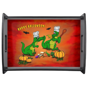 Dragons - Happy Halloween ! Today I will cook Serving Tray