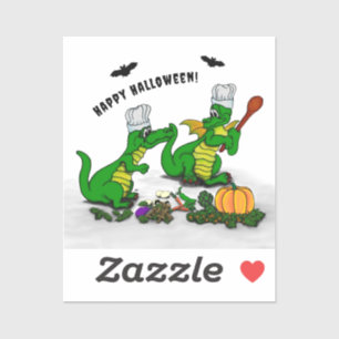 Dragons - Happy Halloween ! Today I will cook Sticker