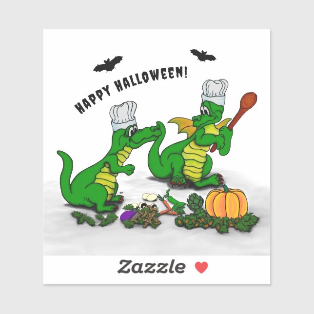 Dragons - Happy Halloween ! Today I will cook Sticker (Sheet)
