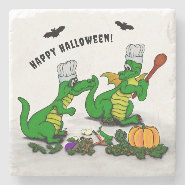 Dragons - Happy Halloween ! Today I will cook Stone Coaster (Front)