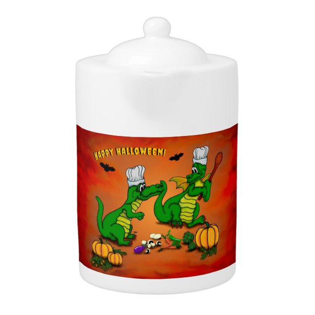 Dragons - Happy Halloween ! Today I will cook Teapot (Front)