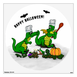Dragons - Happy Halloween ! Today I will cook Wall Decal