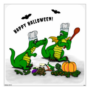 Dragons - Happy Halloween ! Today I will cook Wall Decal
