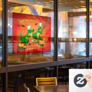 Dragons - Happy Halloween ! Today I will cook Window Cling