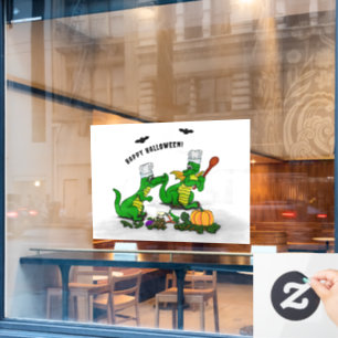 Dragons - Happy Halloween ! Today I will cook Window Cling