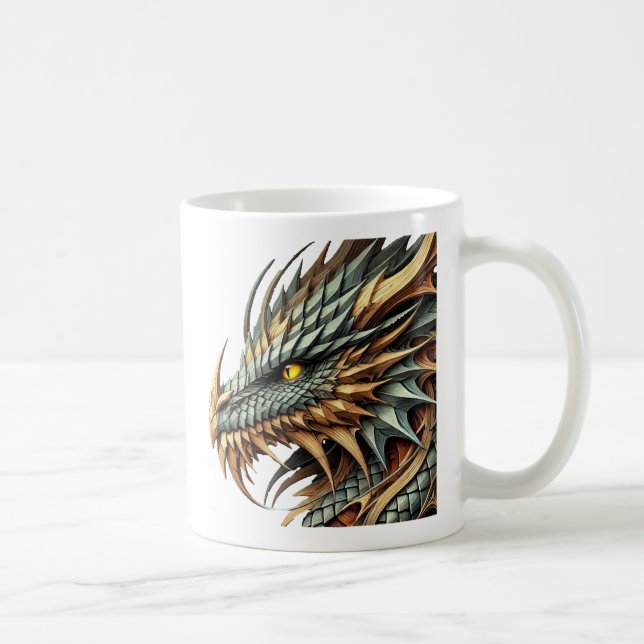 Dragon's Head Coffee Mug (Right)