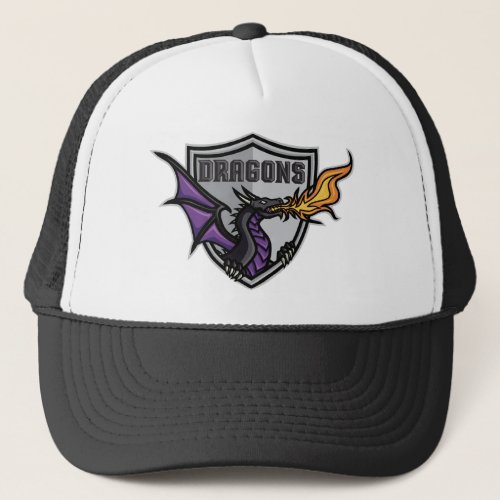 Dragons Hockey Logo Trucker Hat