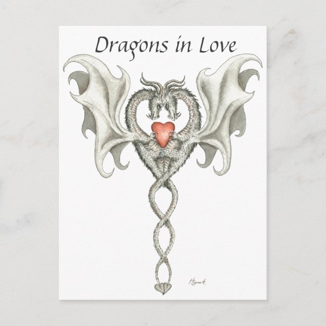 Dragons in Love - postcard (Front)