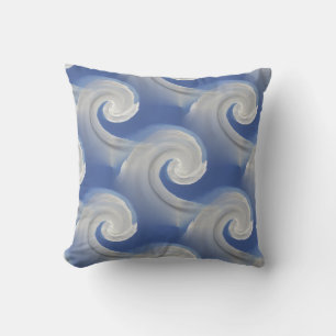 Dragon's in the sky..... throw pillow
