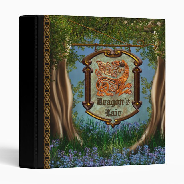 Dragons Lair Fantasy Notebook Binder (Front/Spine)