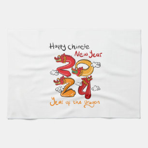 dragon's legacy commemorating chinese new year 202 kitchen towel