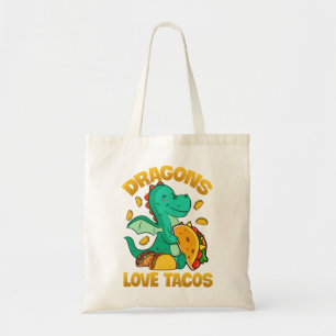 Dragons Love Tacos Tote Bag