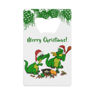 Dragons - Merry Christmas ! - today I will cook Credit Card Bottle Opener