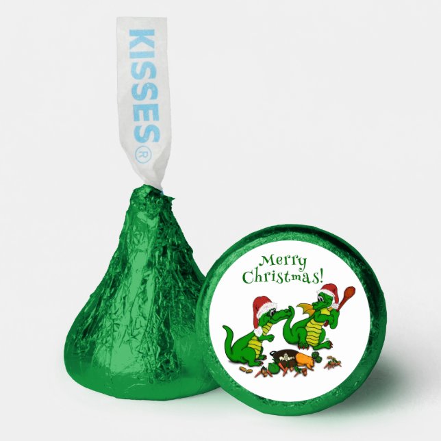Dragons - Merry Christmas ! - today I will cook Hershey®'s Kisses® (Front)