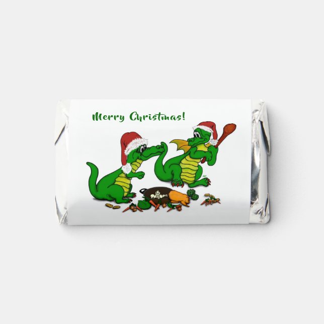 Dragons - Merry Christmas ! - today I will cook Hershey's Miniatures (Front)