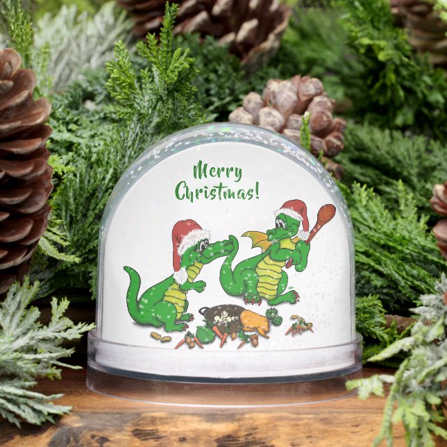 Dragons - Merry Christmas ! - today I will cook Snow Globe (Winter)