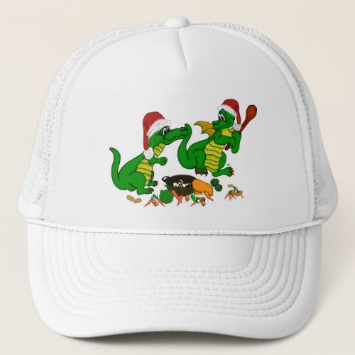 Dragons _ Merry Christmas  _ today I will cook Trucker Hat