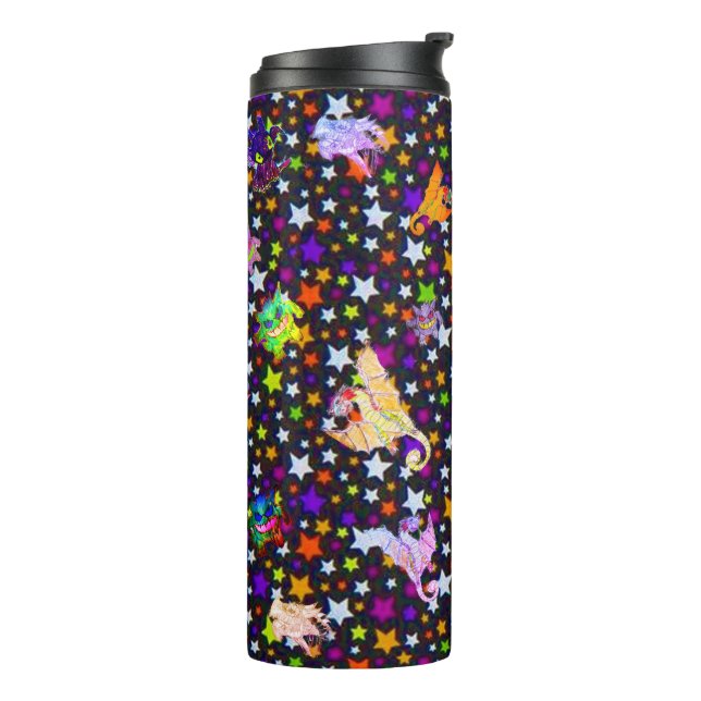 Dragons & Monsters Micheals Art Thermal Tumbler (Rotated Left)
