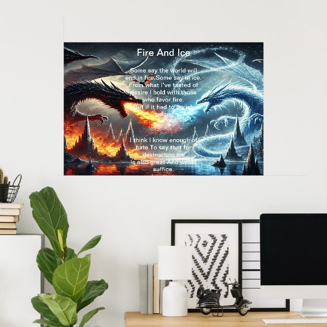 Dragons of Fire and Ice Poster (Home Office)