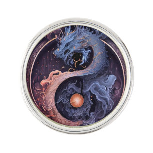 Dragons of Planet Jill. A World Uncharted Lapel Pin