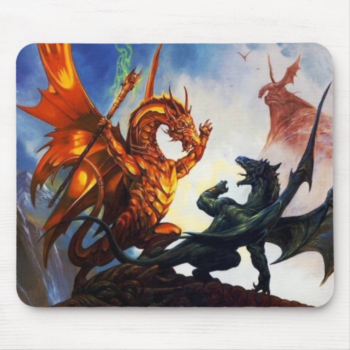 Dragons On A Mouse Pad