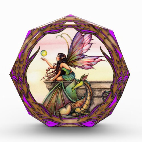 Dragons Orbs Fairy and Dragon Art Acrylic Award