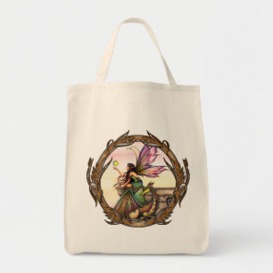 Dragon's Orbs Gothic Fairy and Dragon Tote