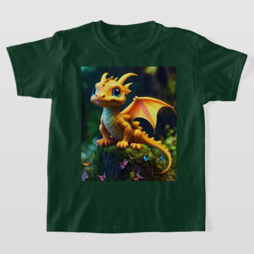 Dragons Perch Ultra_Realistic Baby Dragon  T_Shirt