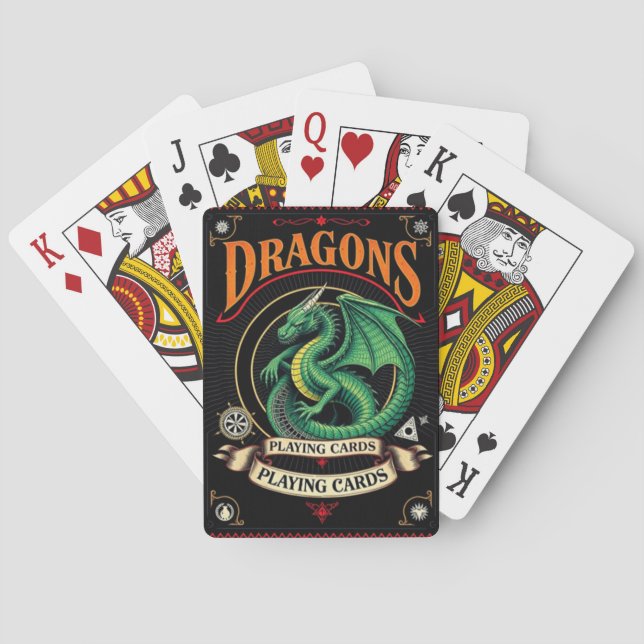 Dragons Playing Cards (Back)