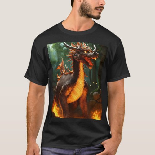 Dragons Roar Mens Graphic T_Shirt Design