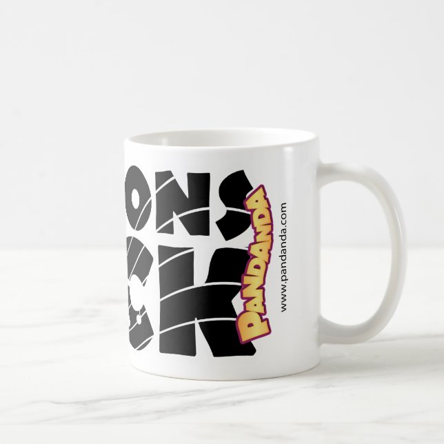 Dragons Rock Mug (Black Text) (Right)