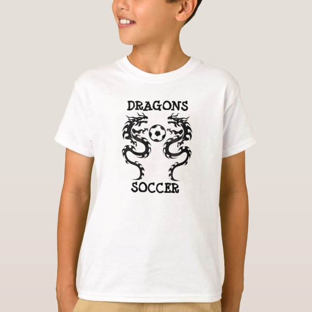 DRAGONS SOCCER T-SHIRT - Customized (Front)