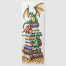 Dragons & Tales – Whimsical Fantasy Bookmark