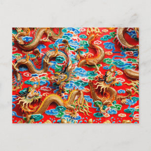 dragons temple postcard