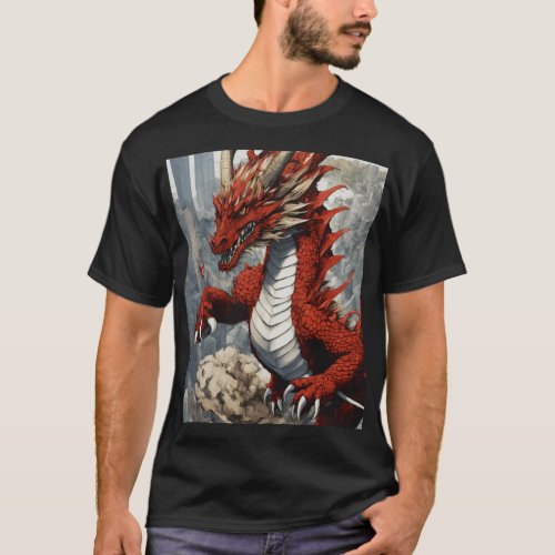 Dragons Wrath Katsuhiro Otomo Inspired T_Shirt