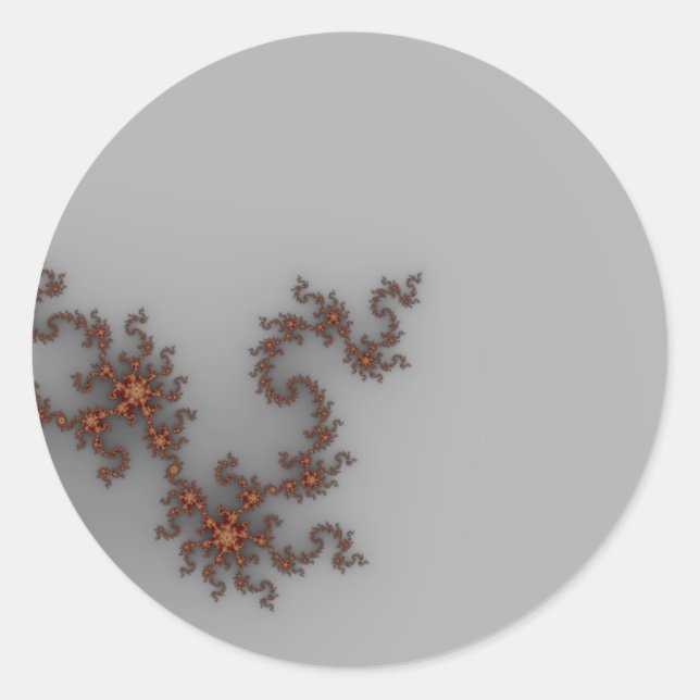 Dragonthing - Fractal Classic Round Sticker (Front)