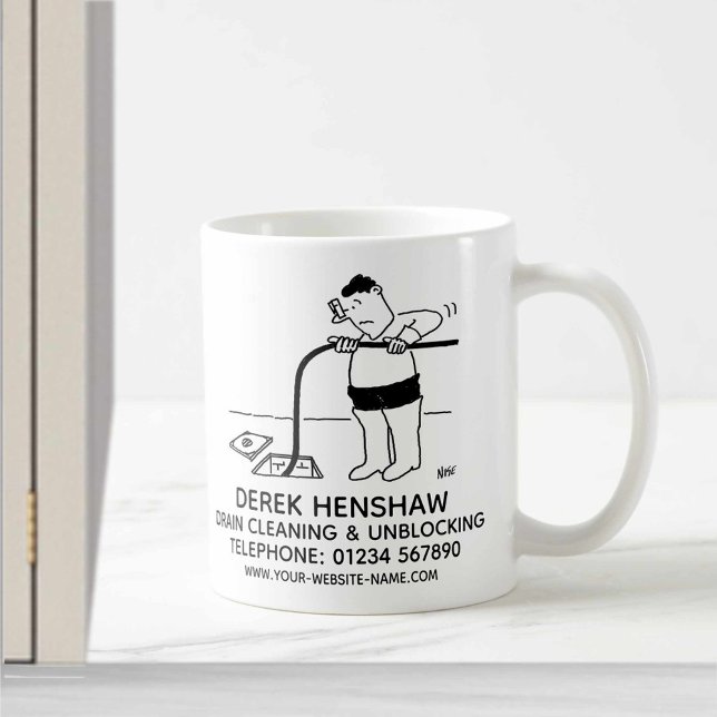 Drain Cleaning & Unblocking Promotional Coffee Mug (Creator Uploaded)